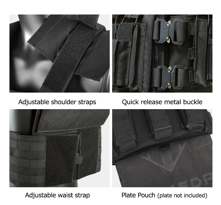 Housse De étui Universel Tactique à Fixation Rapide – Pour Ceinture MOLLE, Gilet, Chasse