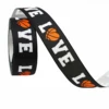 I Love Basketball-Black-2.2cm*10yds