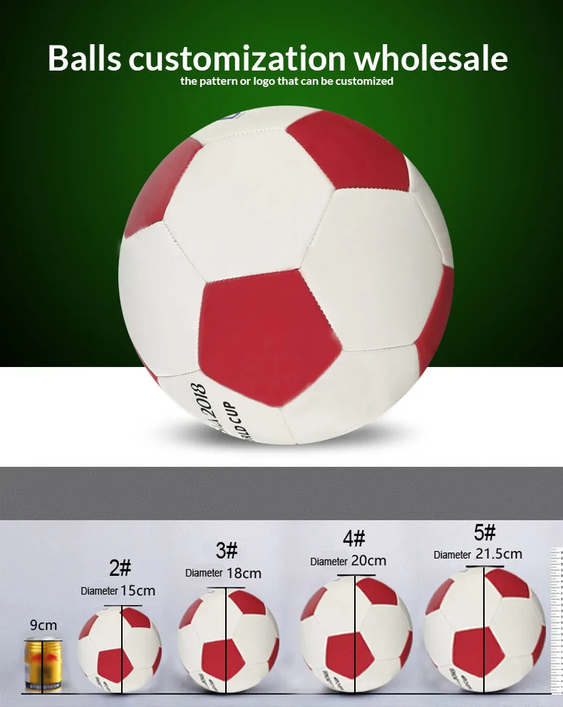 Actearleir 2022 Qatar Soccer Ball Worldcup Football Custom Logo Pu