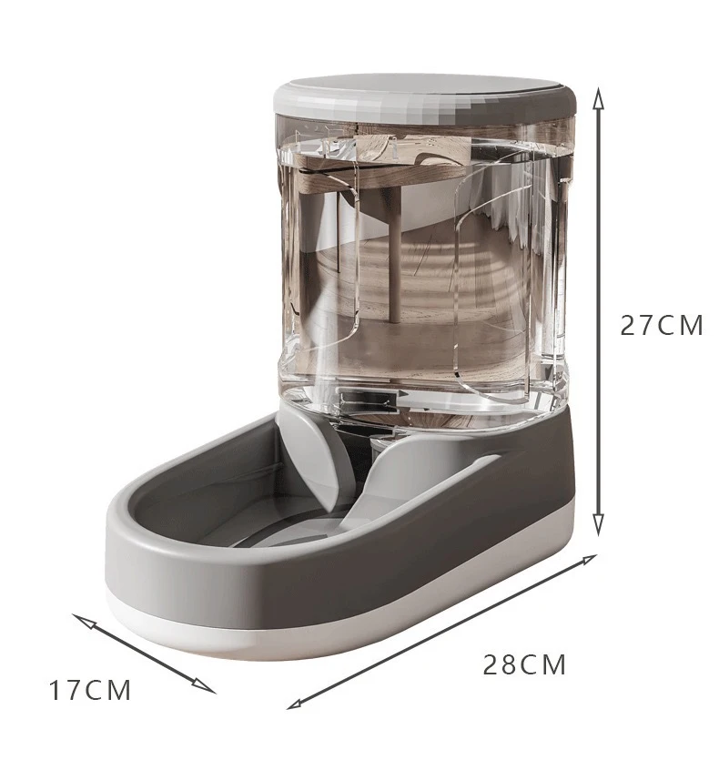 Large Capacity Food Collection Stress Free Pet Bowl Intelligent Automatic Pet Slow Feeder Interactive Water Dispenser