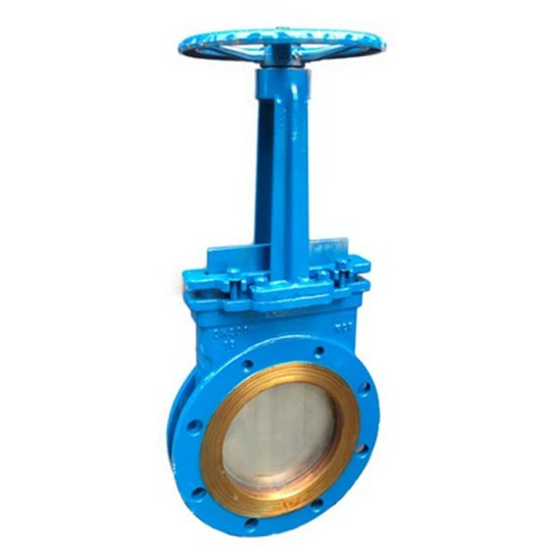 Wear-Resistant Manual Gate Valve Customized High Quality Cast Steel Knife Flange Gate Valve