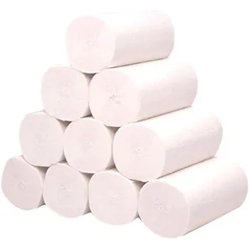 4 Ply C Fold Paper Tissues Ultra Soft Toilet Paper Household Paper Towel Rolls Wood Pulp For Home Bathroom Hotel Public Places