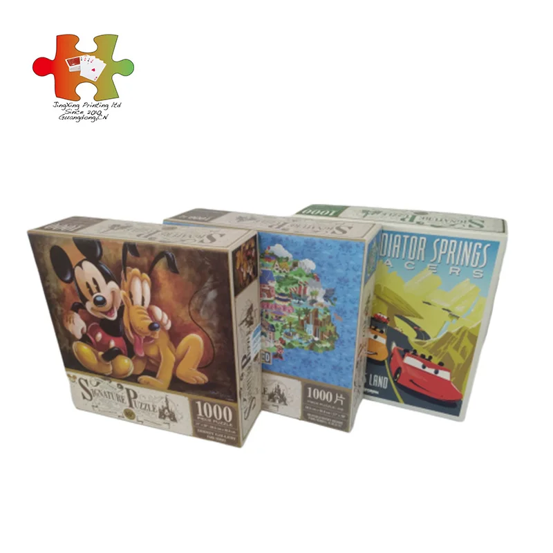 Различные типы головоломки продукцию популярной детские развивающие игрушки 1000 штук