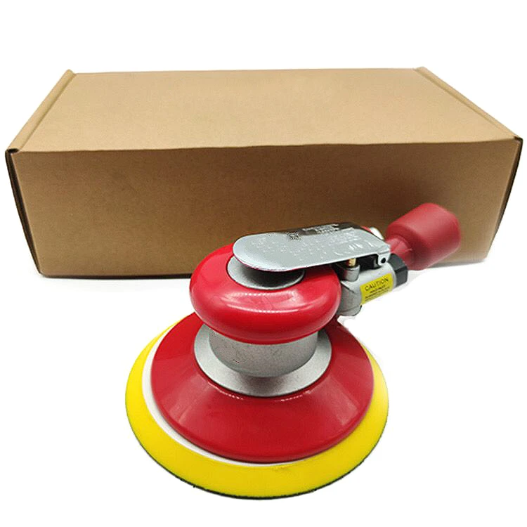 TY71136B низкая вибрация 6 дюймов. Случайная орбитальная воздушная шлифовальная машина H & L с 17 отверстиями Встроенный Регулятор воздуха для регулировки скорости инструмента