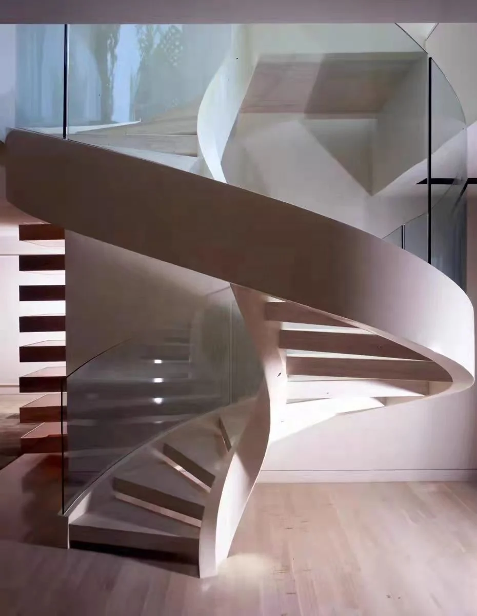 Helical Spiral Staircase Loft Stairs Modern Stairs Design Indoor With Balustrade - Buy Spiral Staircases Stairs,Staircase With Railing,Luxury Spiral Staircase Aluminium Staircase Snail Stairs Product on Alibaba.com