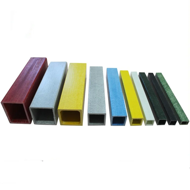 Factory Customized Fiberglass Square Tube Pultruded Frp Box Section