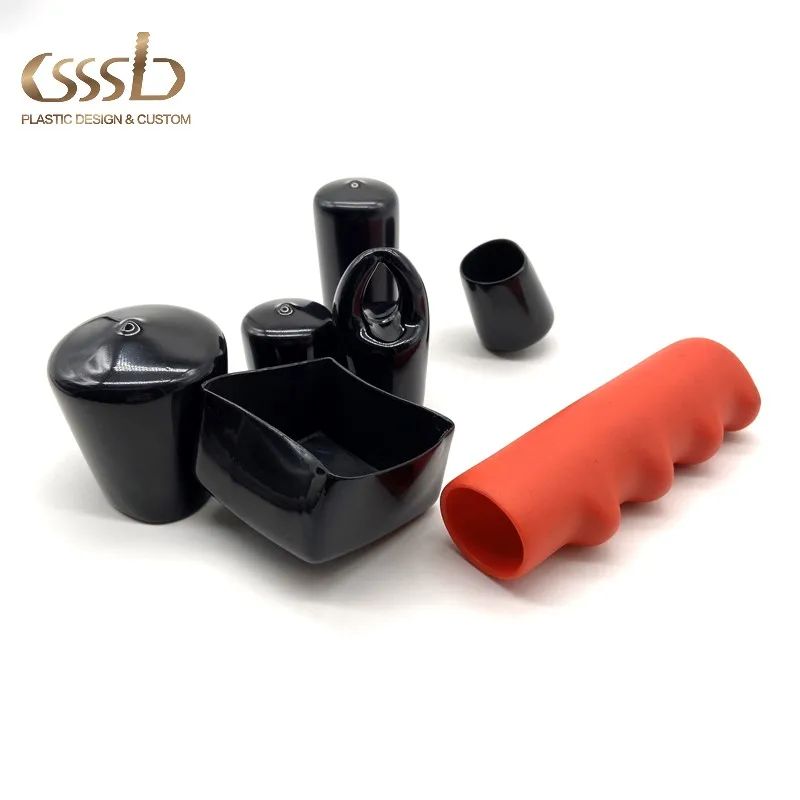 Factory Custom Silicone Rubber Handle Grip Molded Silicone Handle Cover Sleeve Rubber Hand Grip