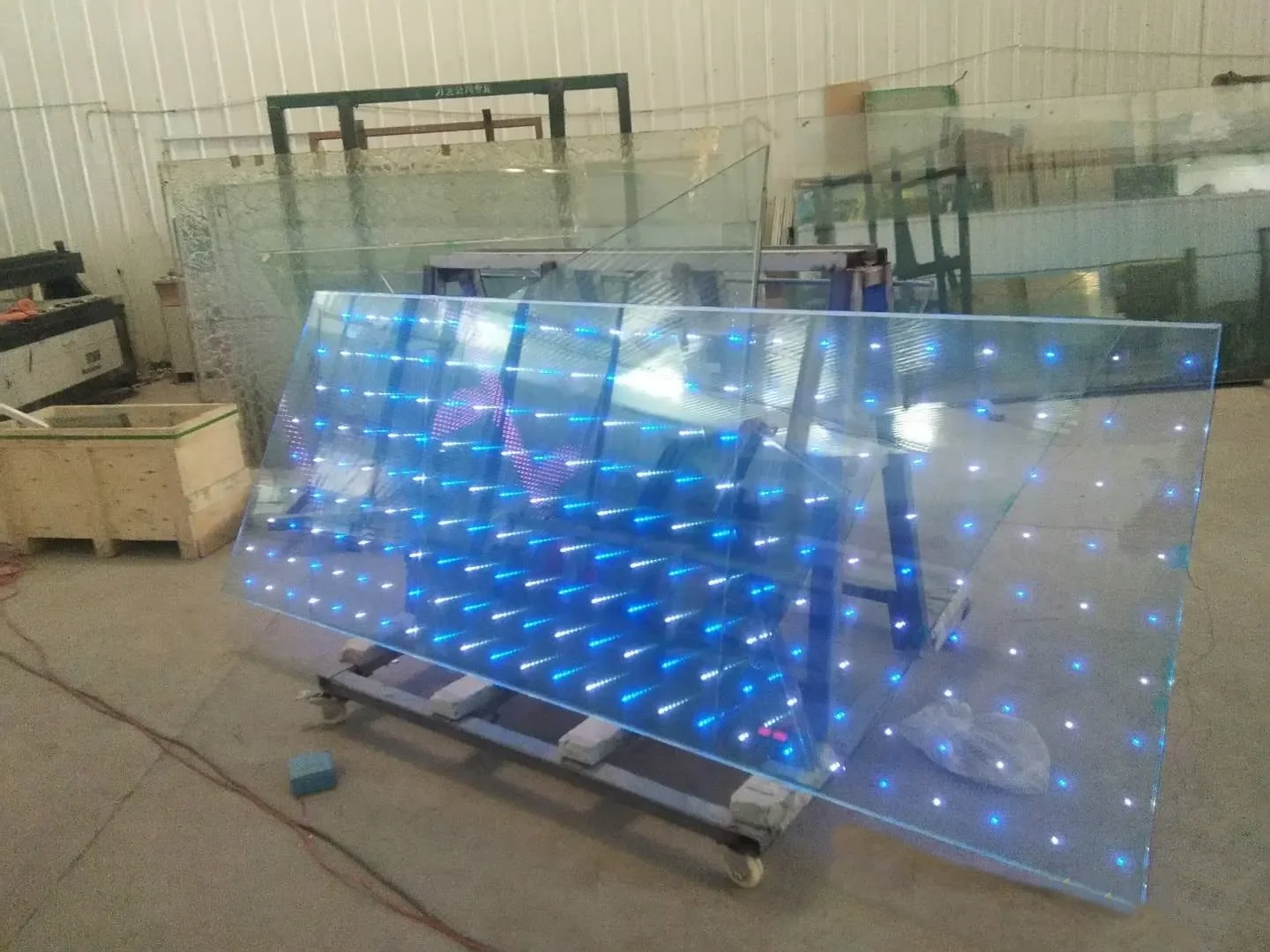 Transparent Photoelectric Glass Led Display Screen Glass Building