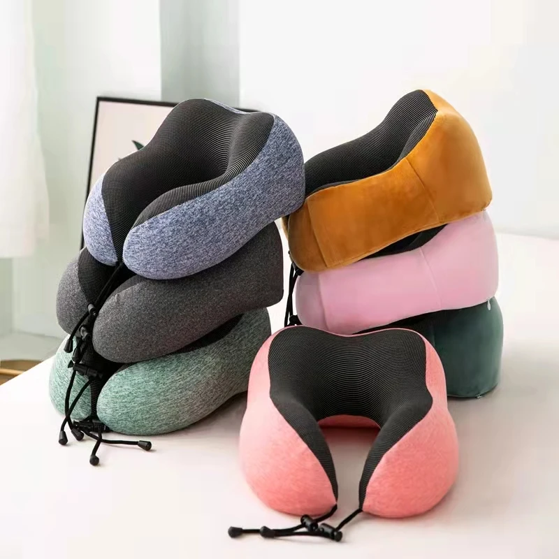Yizhen Customized Memory Foam Hump U Shape Travel Pillow for Neck Support