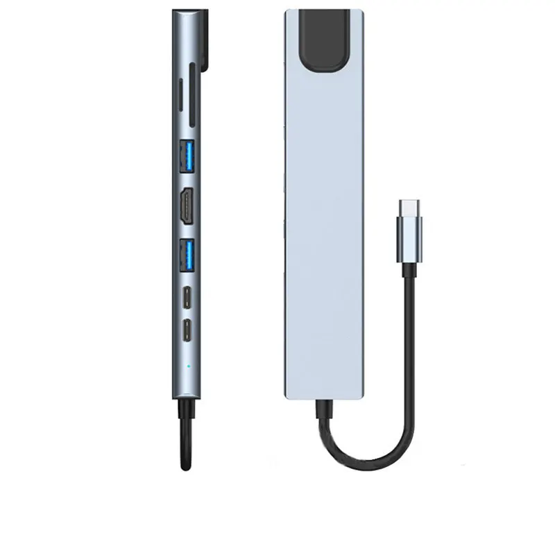 8-in-1 USB Hub with 4k Support, High Speed Data - Image 3