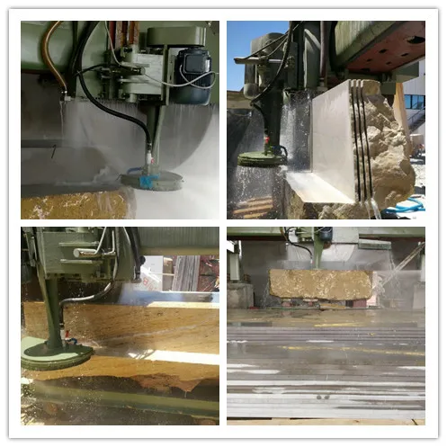 DPJ20 Multiblade Granite Block Cutter Stone Cutting Machinery Vertical and Horizontal