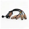 Câble répartiteur audio XLR femelle vers RJ45 de 30 cm (11,8 po)