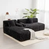 Black + faux fur + 3 Seat + Foam
