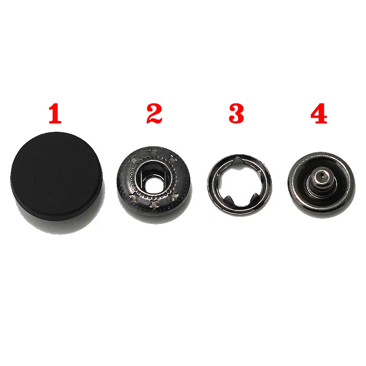 Colorful 15mm Metal Nickel Free Snap Buttons - Custom Made