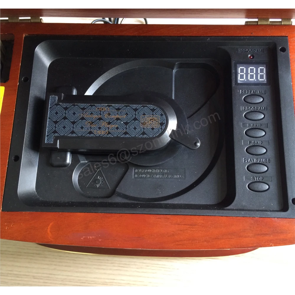 Nostalgic Wooden Mini Portail Bluetooth AM FM Radio with Pigtail Antenna