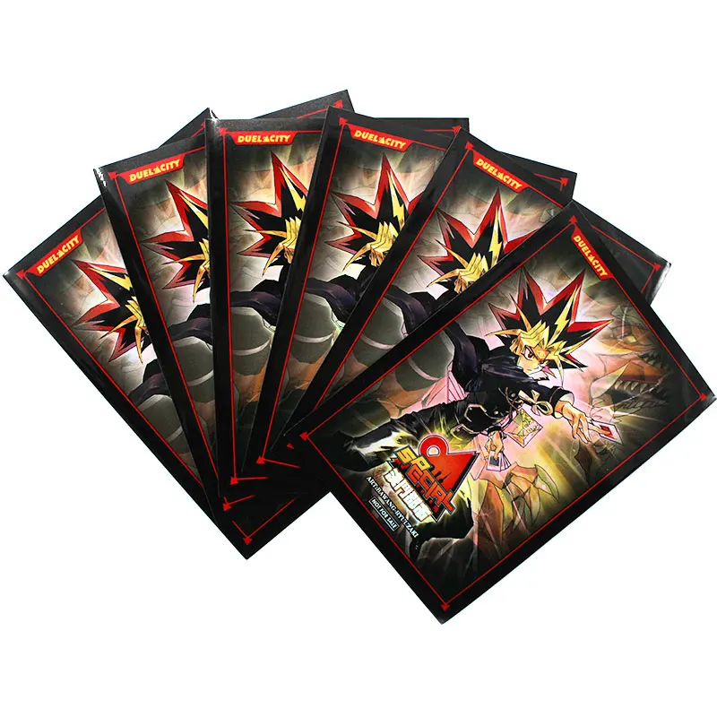High Quality Holographic Yugioh Cards Cover Protector Sleeves Cartoon