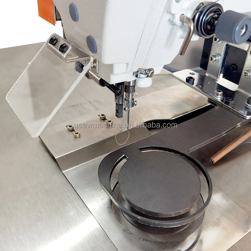 Powder Sewing Machine QS-3520 Automatic Powder Puff Making Machine Pattern Template Machine ...