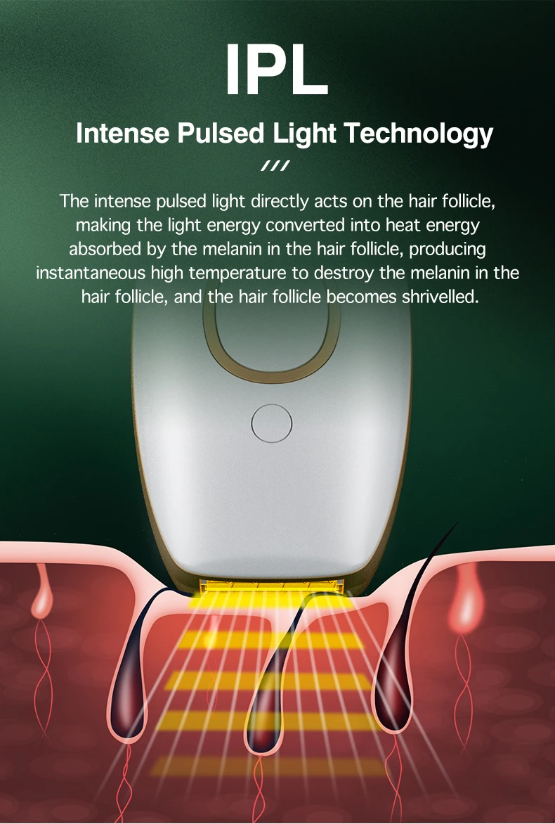 Factory Wholesale Led Screen Home Use Remove Hair Removal Appliances