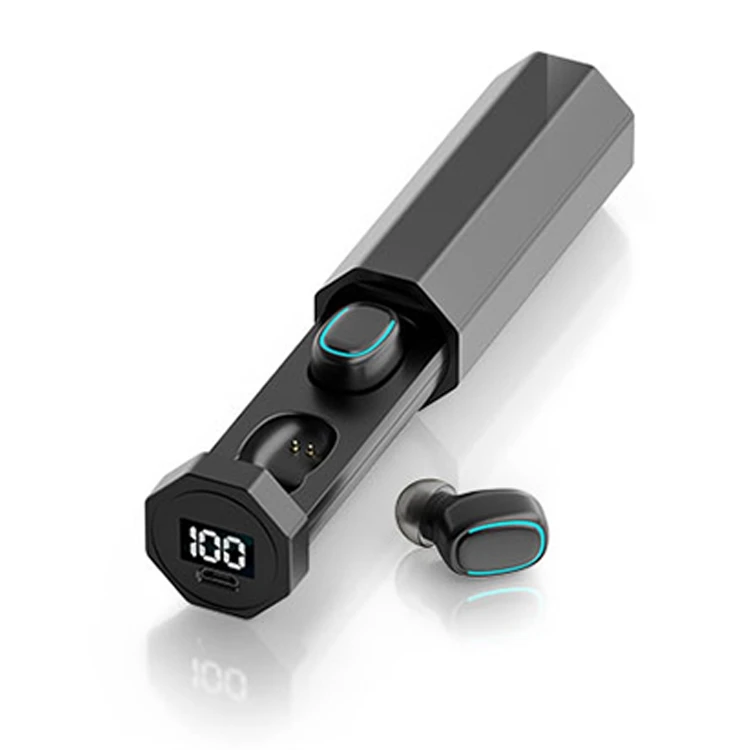 Atacado Top Quality Touch Digital Display Ear Earbuds Fone De Ouvido com Caso De Carregamento TWS Gaming True Wireless Earphones