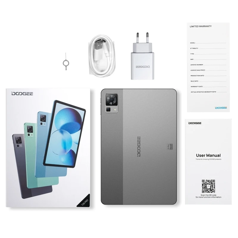 DOOGEE T30 Pro Tablet PC - 11 Inch, 8GB+256GB, Android 13