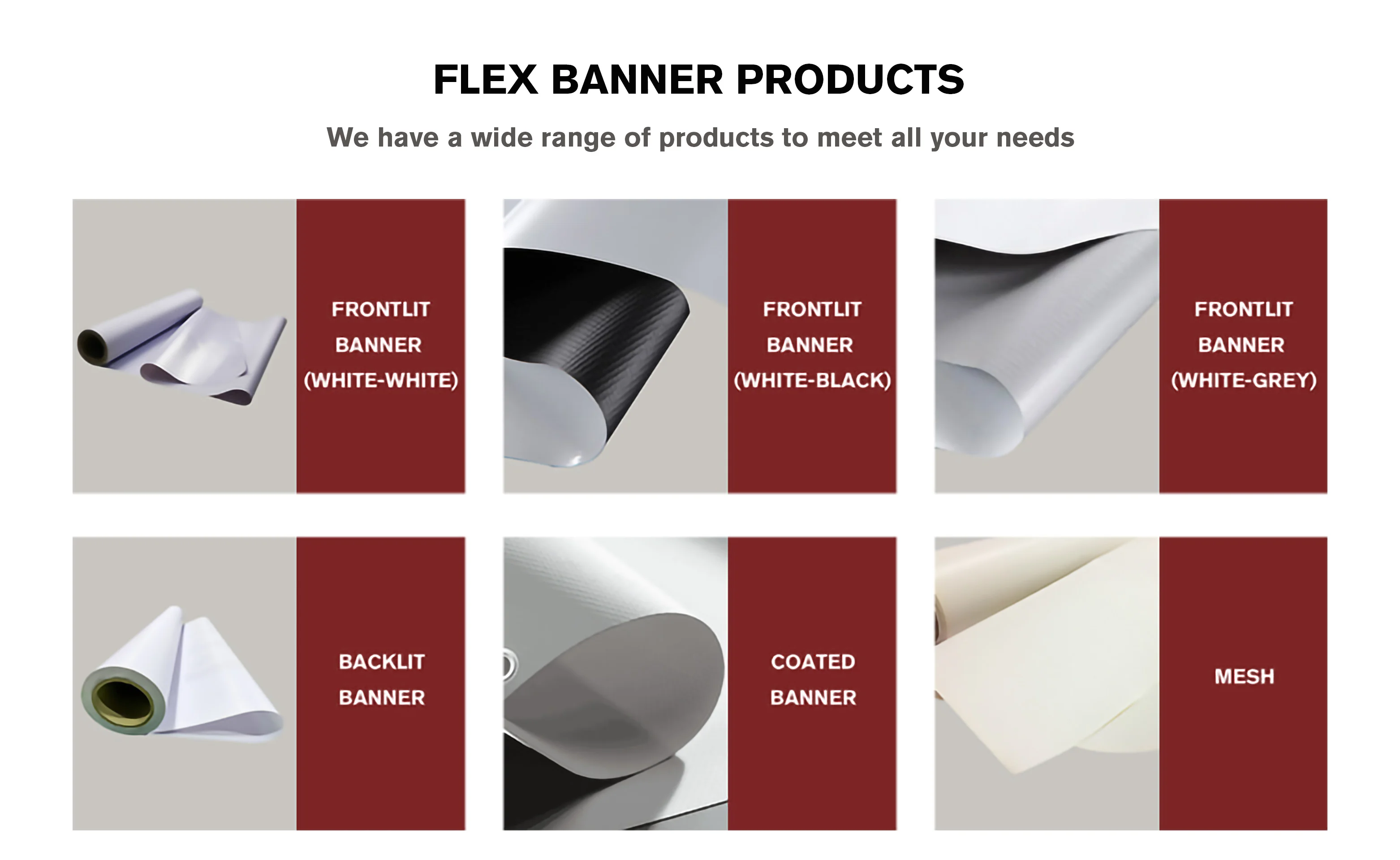 Factory Price Pvc Flex Banner Rolls For Advertising Poster Signboard