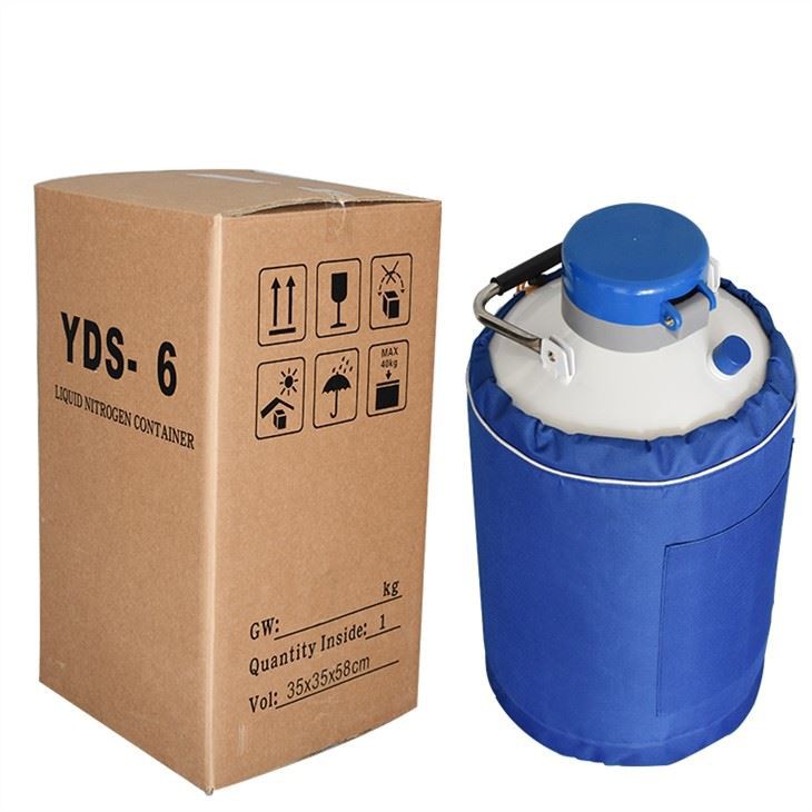 Small Laboratory Liquid Nitrogen Container 10L Liquid Nitrogen Cylinder LN2 Dewar Tank Core Pressure Vessel YDS LN2 Tank