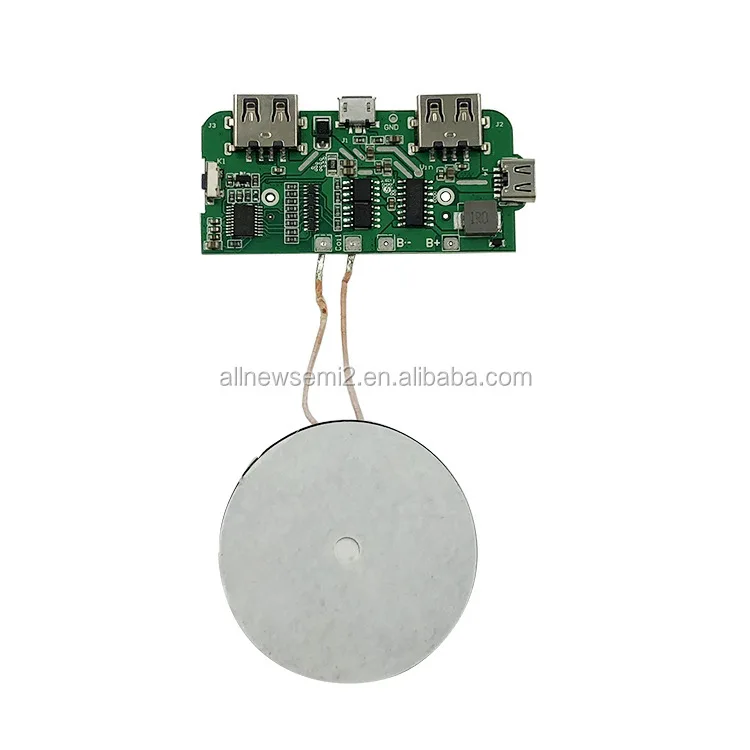 One-Stop Supply Wireless charger PCBA + coil Q11 wireless charging board folding wireless charger board chip Components