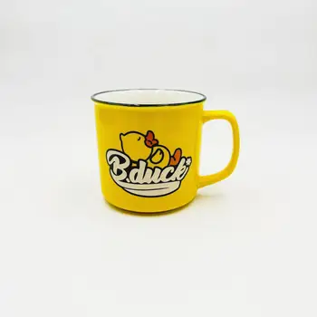 Hot Sale Customized Ceramic Coffee Mugs Halloween Mugs Yellow Duck Coffee Mugs Ceramic