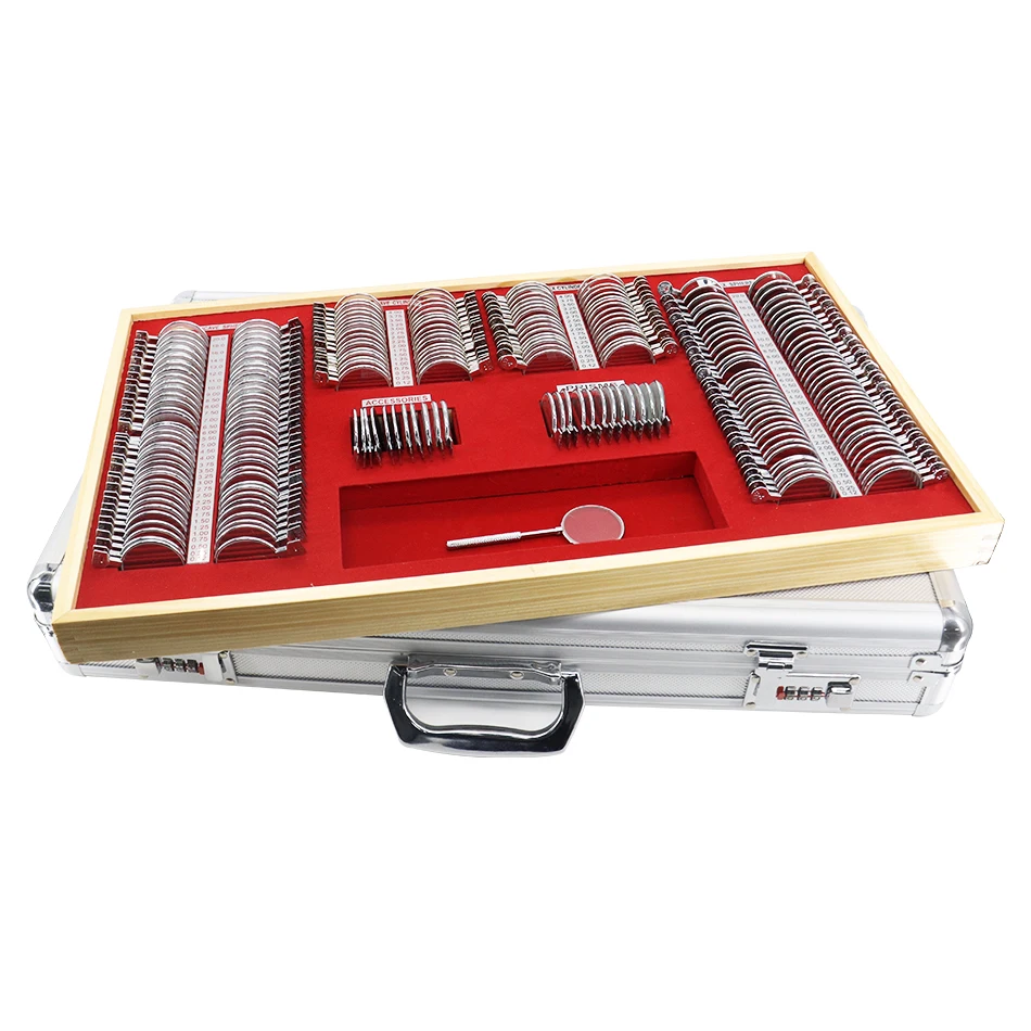 Optometry Instrument Optical Trial Lens Set JS-232 with Metal Rim Low Price