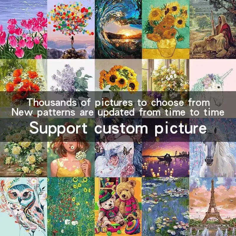 Handpainted Painting by Numbers Portrait Paint by Numbers Custom Nude Paint by Numbers for Adults DIY Still Life Paintings