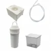 Accesorios blancos - Tubo de agua + base + elemento filtrante + soporte