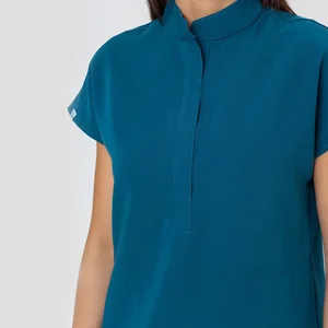 OEM Custom Logo Nurse Uniforms Scrubs Suits for Women Long Sleeve Doctor Hospital Uniform Sets Shirt and Pants Scrubs