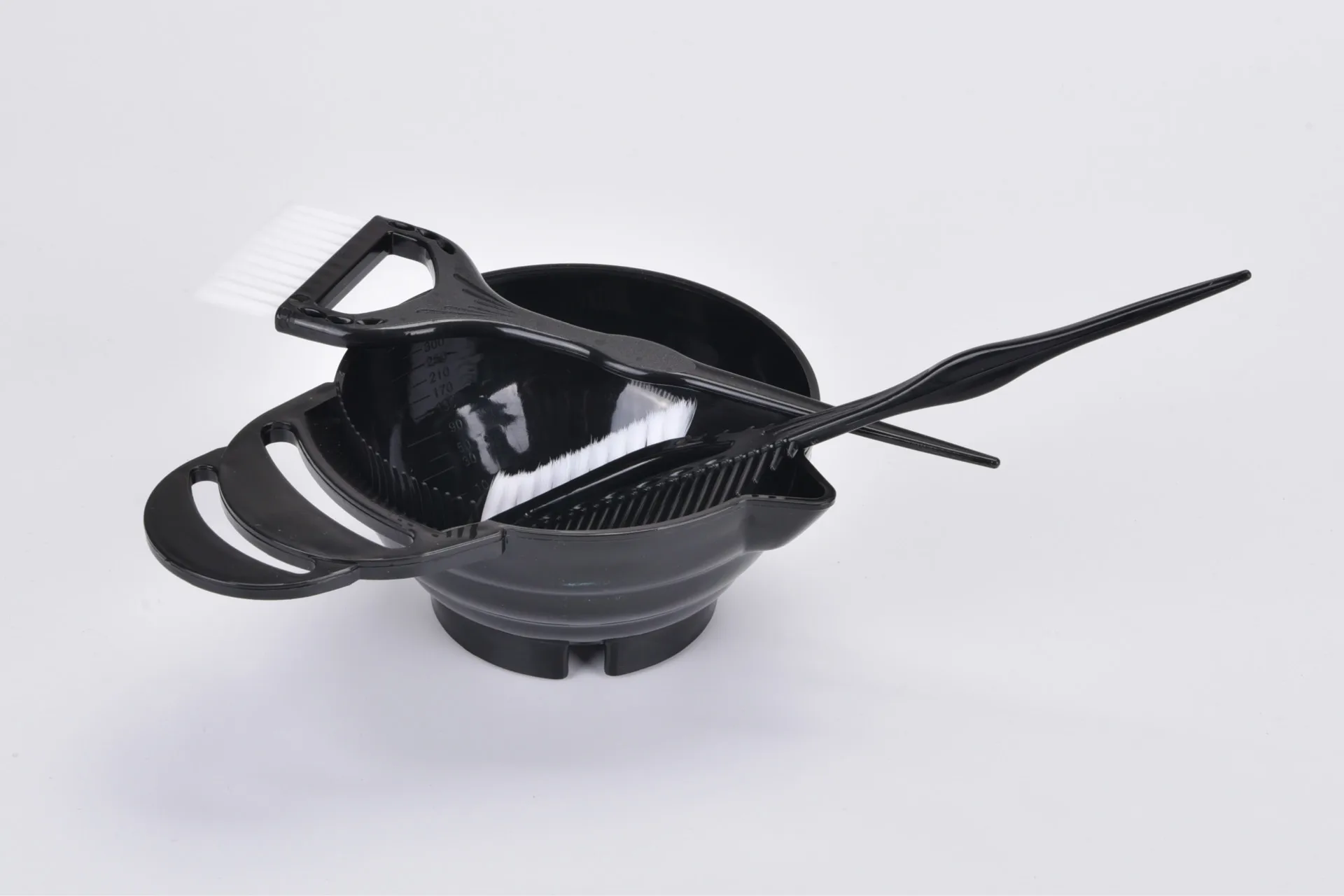 
Инструменты для салона окрашивания из 3 предметов, набор из роскошной пластиковой чаши для смешивания с кисточкой для окрашивания волос 