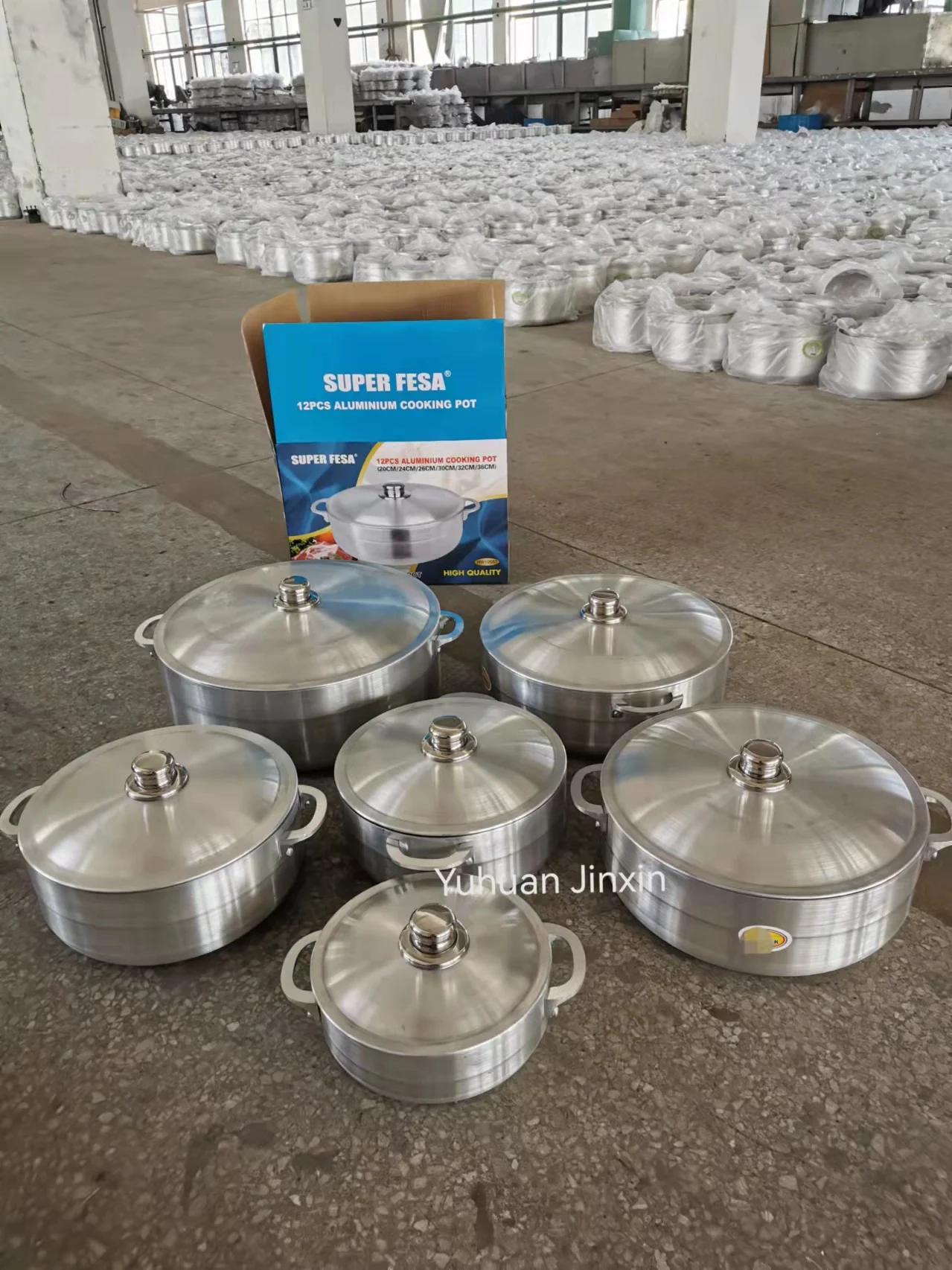 24cm Aluminum Stock Pot/Caldero Cookware Set - China Cookware and Casserole  price