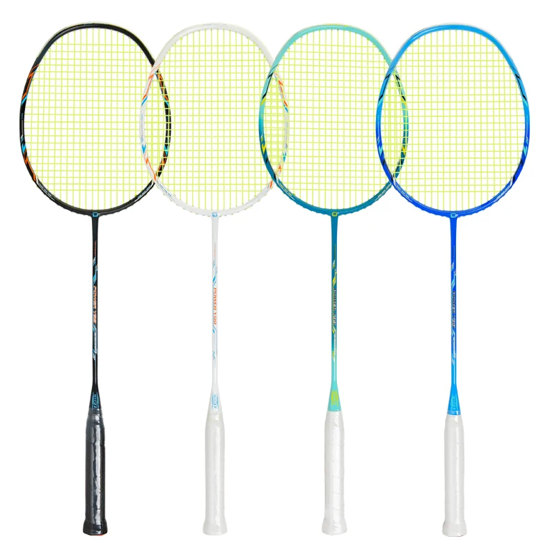 Полностью карбоновая Новая Стильная Спортивная ракетка для бадминтона разных цветов с индивидуальным