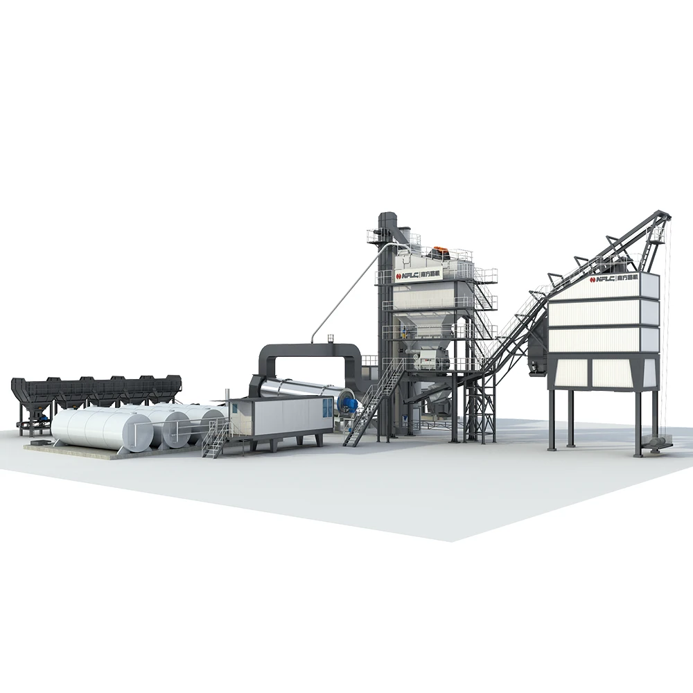 High Output Asphalt Batching Mixing Station Bitumen Processing Plant