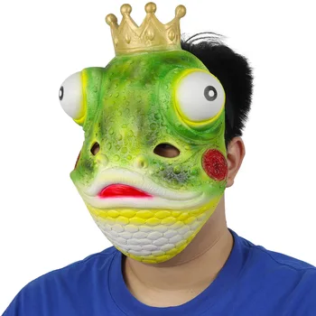 Maschera Da Rana Realistica In Lattice - Per Halloween E Feste In Costume