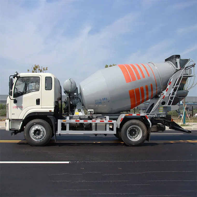 High Quality Shacman 4*2 6*4 5cbm Concrete Mixing Truck Self Loading