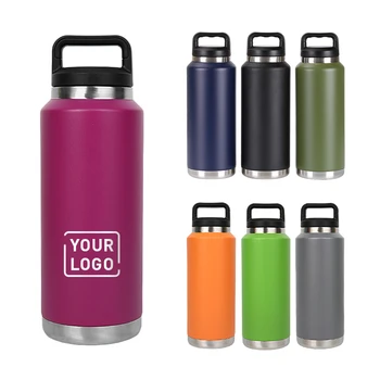 Promotion Sale 32oz ODM Lid Wide Mouth Water Bottle Double Wall Wide Mouth Insulated Stainless Steel Water Bottles