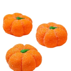3D Pumpkin Marshmallow Halloween Cake Decoration Fruity Sugar