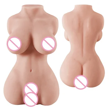 Top sale 1.9 kg handful torso masturbator 1.9 kg soft elastic color box package TPE doll for men sex