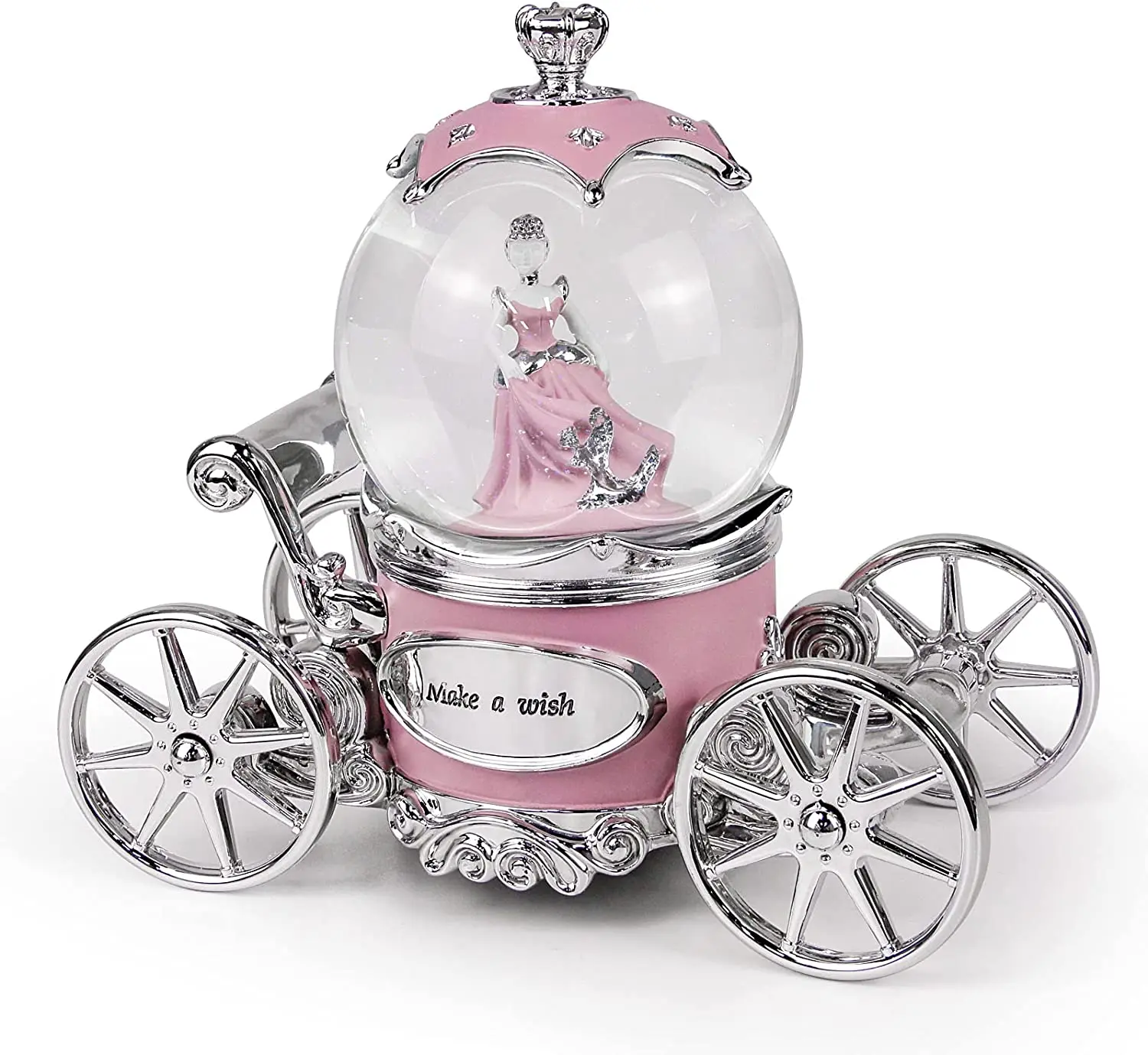 Студия Золушка снежный шар Музыкальная Коробка снежные глобусы меняющие светодиодные фонари