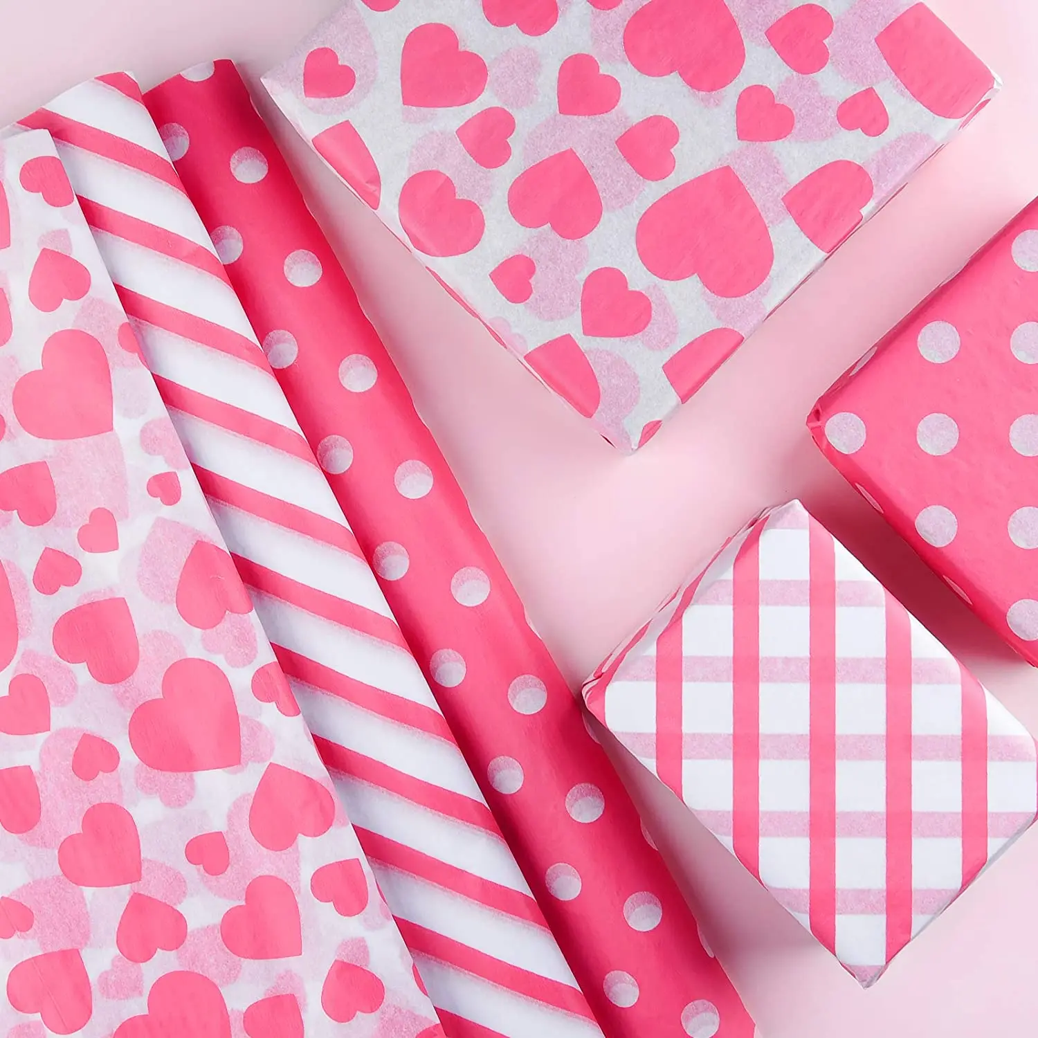 pink tissue paper sheets bulk 20