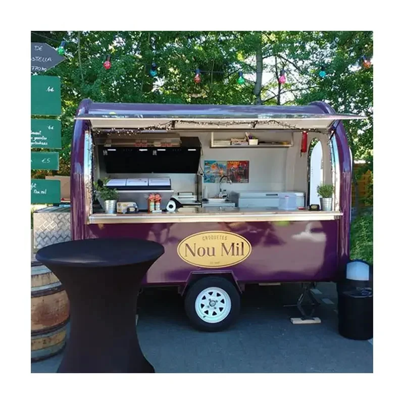 Mini Catering Truck Concession Taco Trailer Food Trailers Fully ...