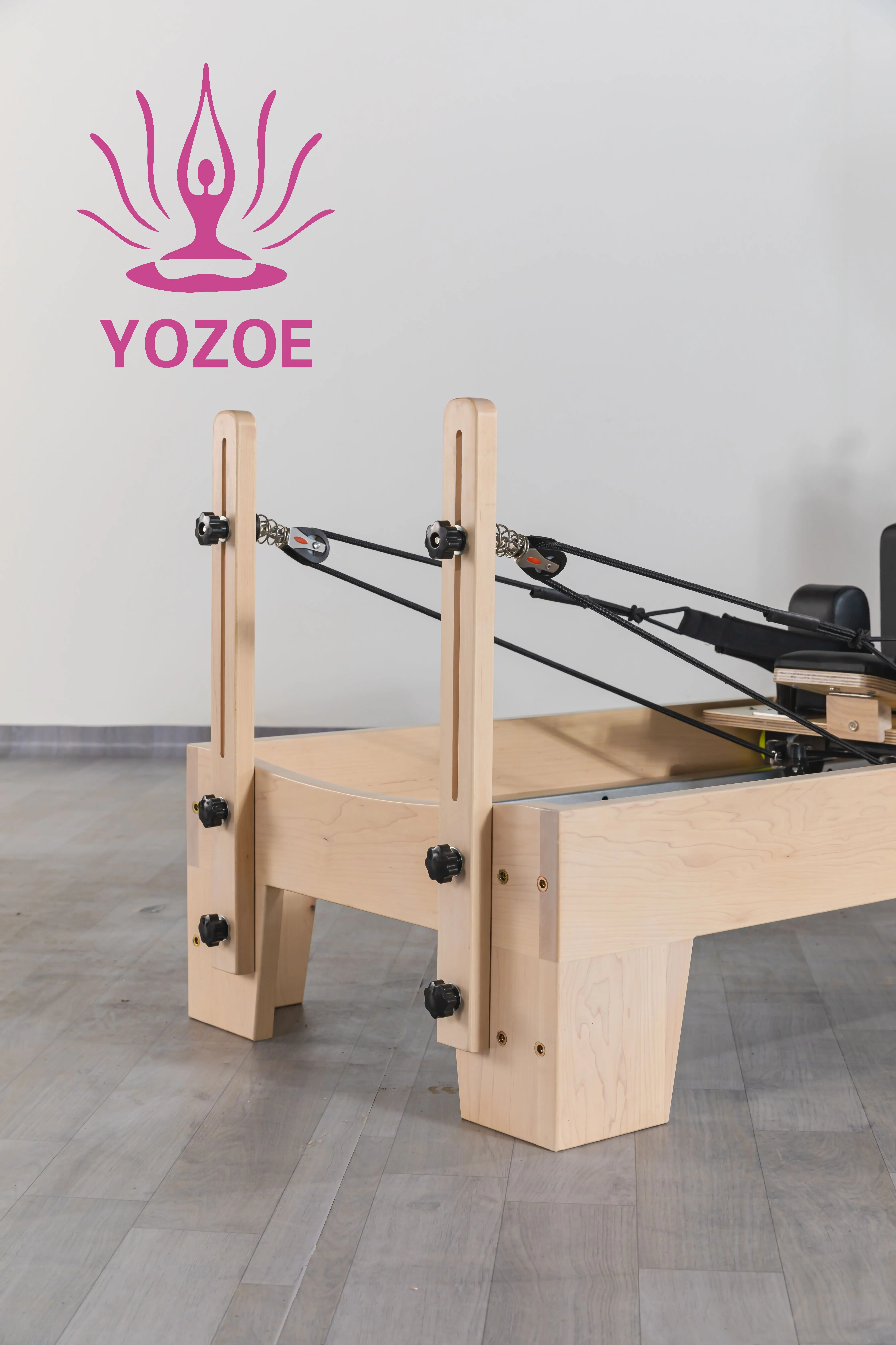 High Quality Pilates Studio Reformer White Maple Wood Reformer Pilates Equipment For Sale Gym