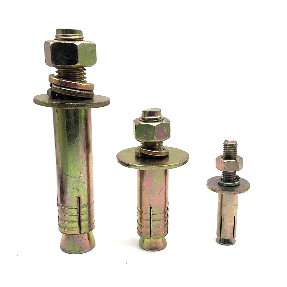 China wholesale stainless steel anchor bolt weight 5/16 m12 10mm m20 m36 sleeve anchor bolt with nut anchor bolt