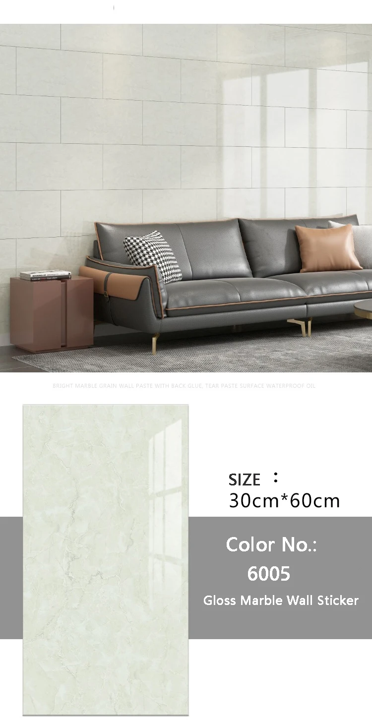 Kitchen Marble Wallpaper Pvc Marmol Decorativo Panel De Pared 3d Pe ...