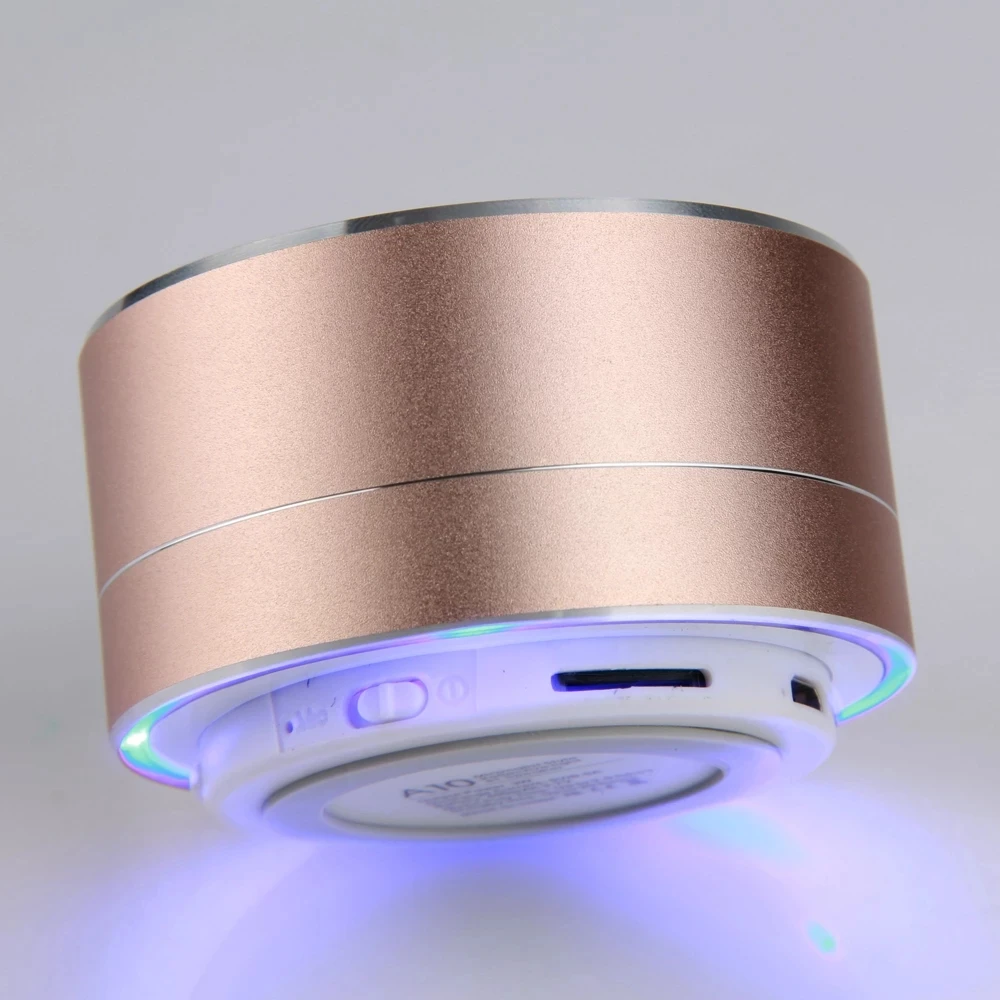 Portable Wireless A10 Speaker Stereo Soundbox With Hands-Free Microphone/ Tf Card Music Playing/ Volume Control - ANKUX.COM