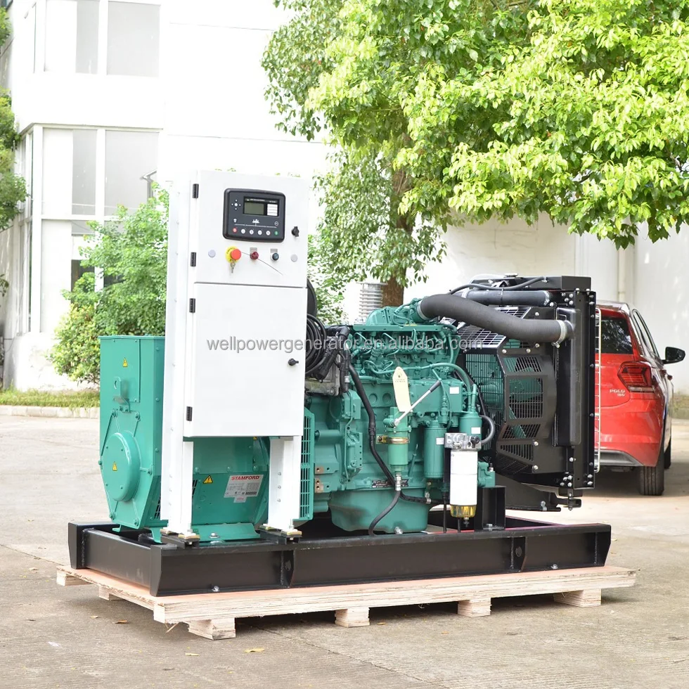 Silent Type 1 Phase Ac Generator Set 75 kw diesel Generator 90kva 100kva volvo Power Generator 100 Kva