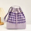 Houndstooth Purple